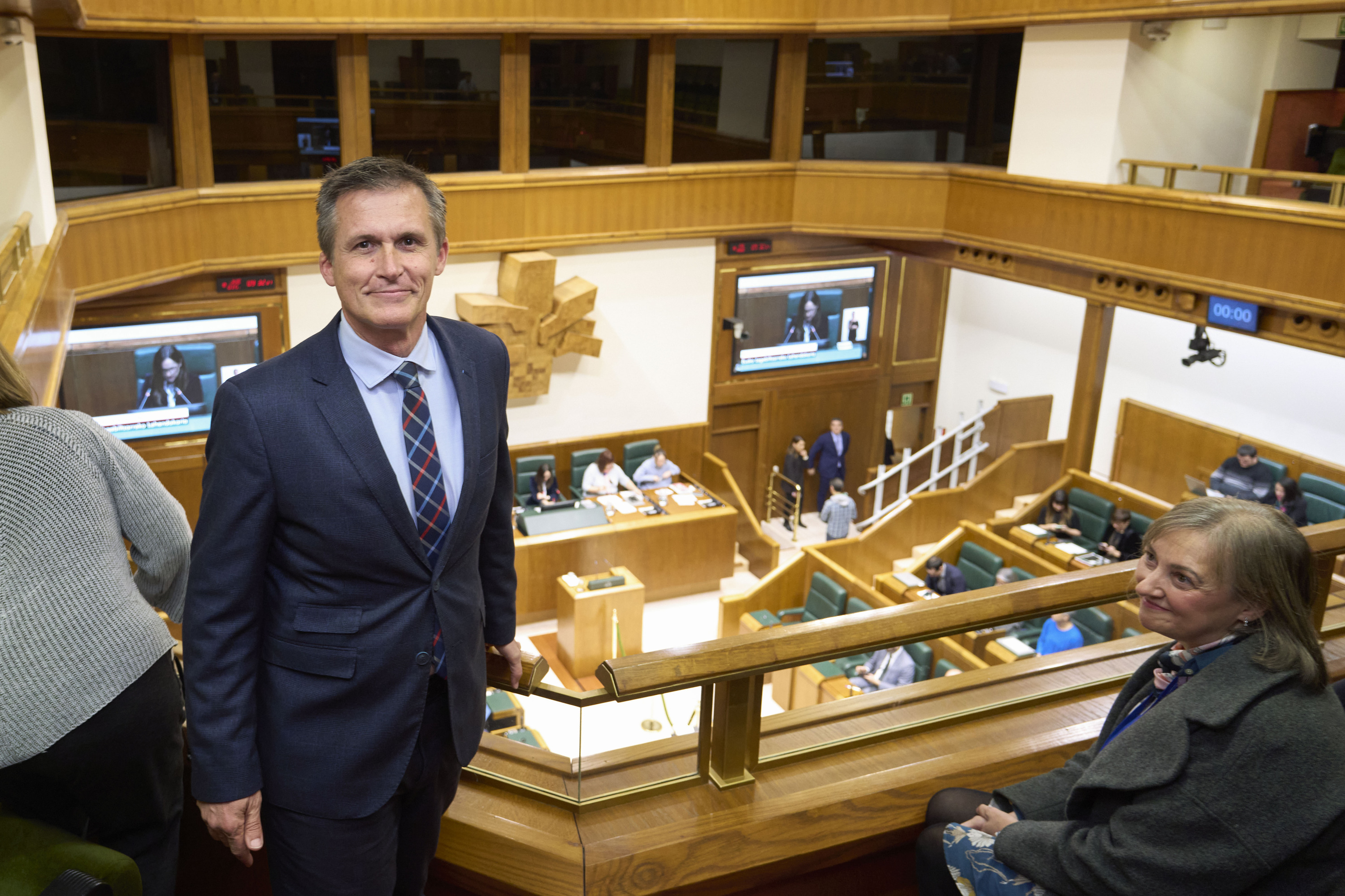 Mikel Manzisidor Ararteko izendatu zuten egunean, abenduaren 18an. ADRIAN RUIZ-HIERRO / EFE