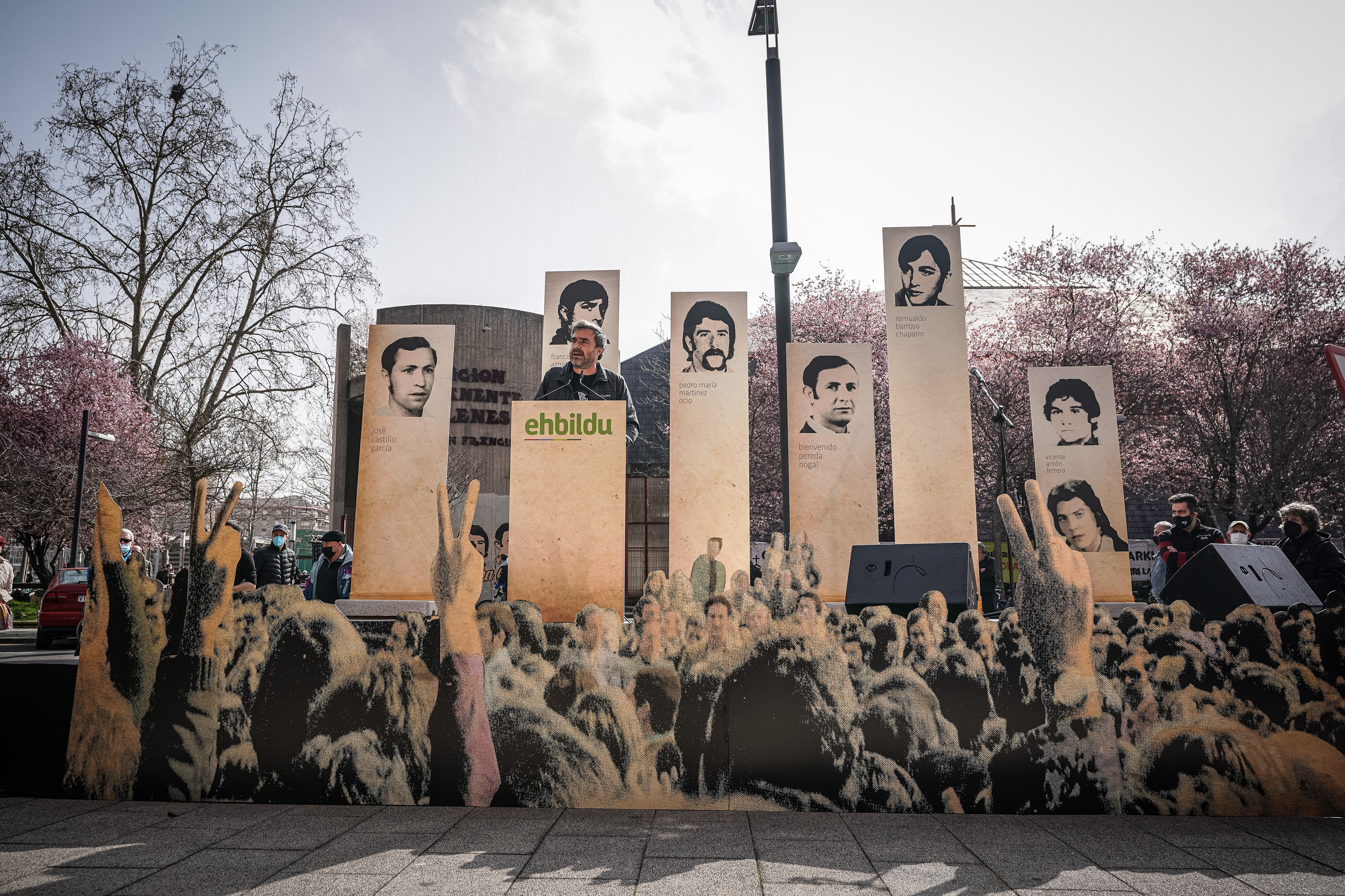 Martxoaren 3ko biktimei omenaldi bat, artxiboko irudi batean. ENDIKA PORTILLO / FOKU