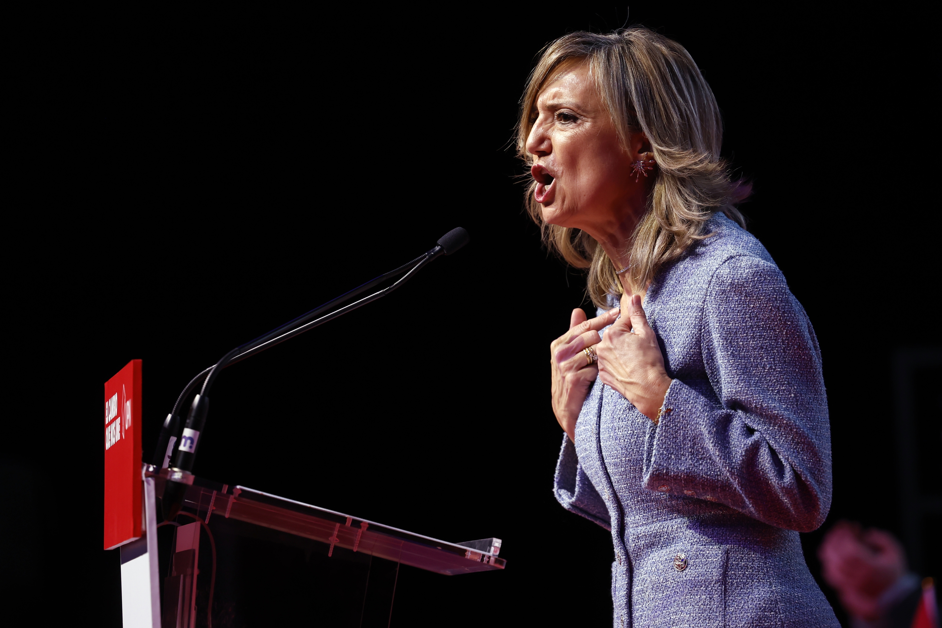 Cristina Ibarrola, urtarrilaren 24an, Alderdiaren Egunean. JESUS DIGES / EFE