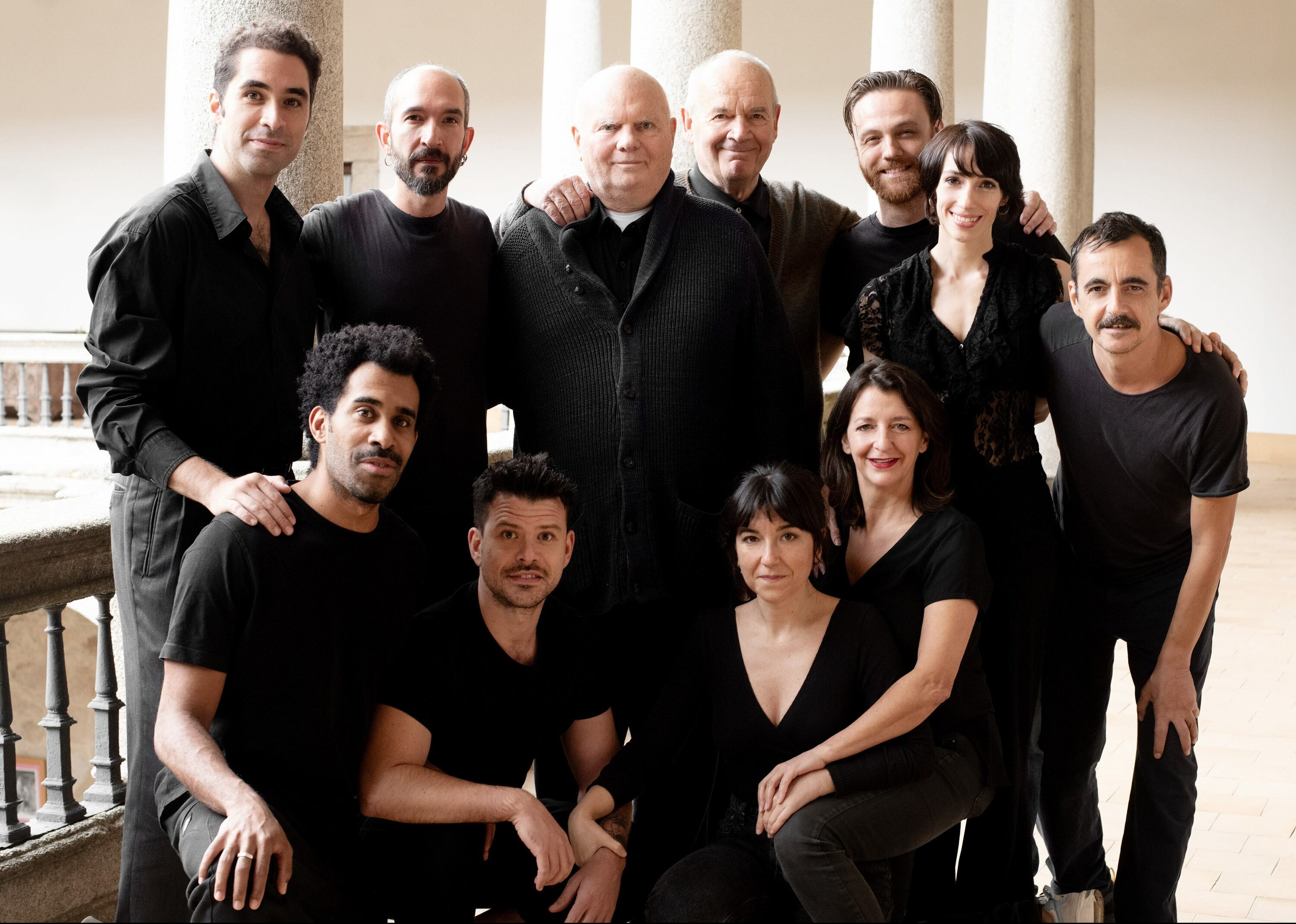 'Los dos hidalgos de Verona' antzezlaneko parte hartzaileak. BERRIA