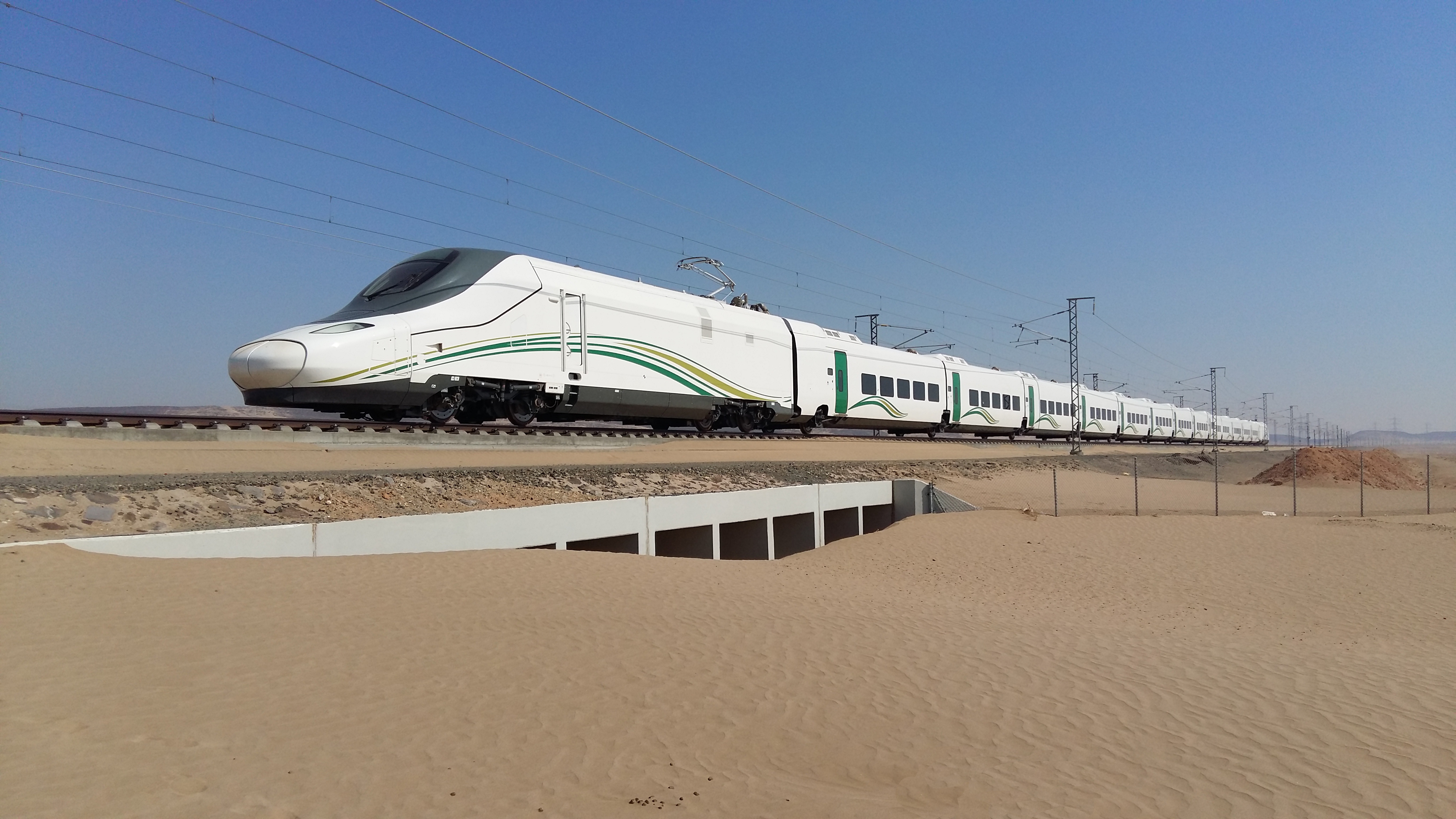 Talgoren abiadura handiko tren bat Saudi Arabian, TALGO