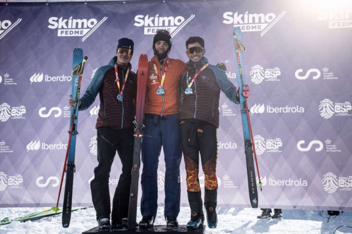 Iñigo Martinez de Albornoz Mendiko eskiko esprint modalitateko Espainiako txapeldun