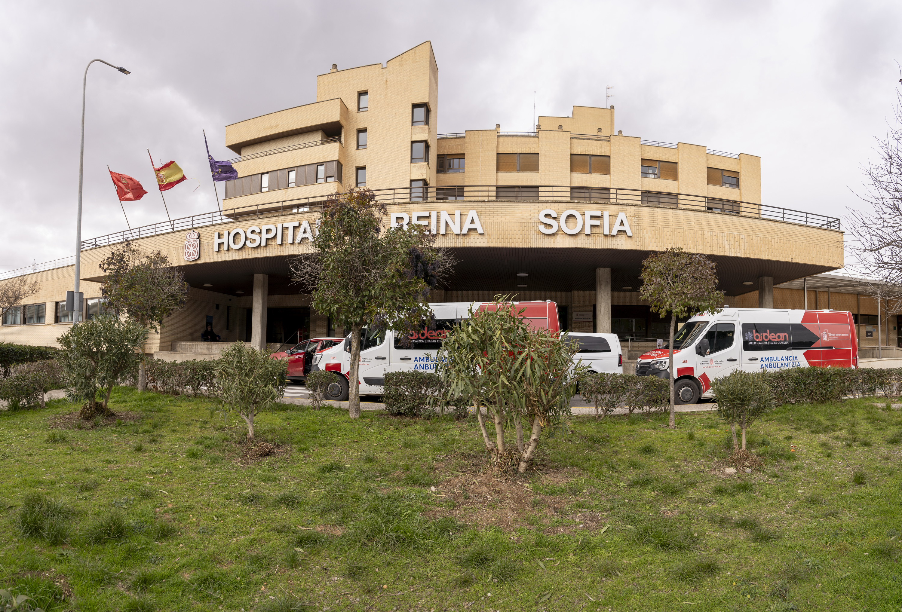 Tuterako ospitalea, otsailaren 6an. Erribera osoko herritarrak artatzen dituzte zentro horretan. IÑIGO URIZ / FOKU