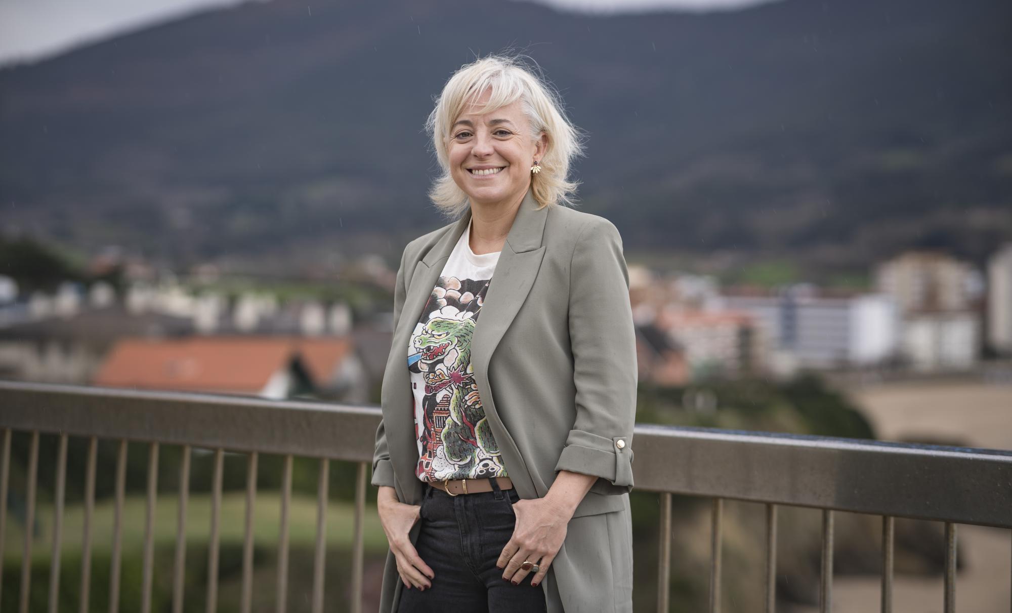 Zuberoa Andres, joan den astelehenean, Bakioko begiratokian. ARITZ LOIOLA / FOKU