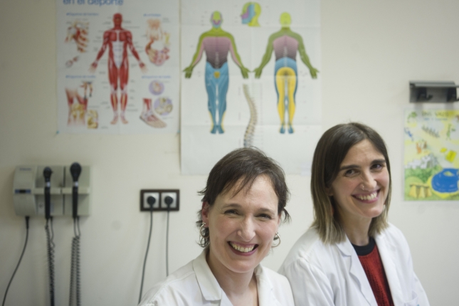 Raquel Gonzalez eta Sara Lizeaga