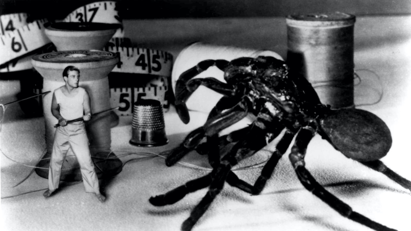 'The Incredible Shrinking Man' filmeko fotograma bat.