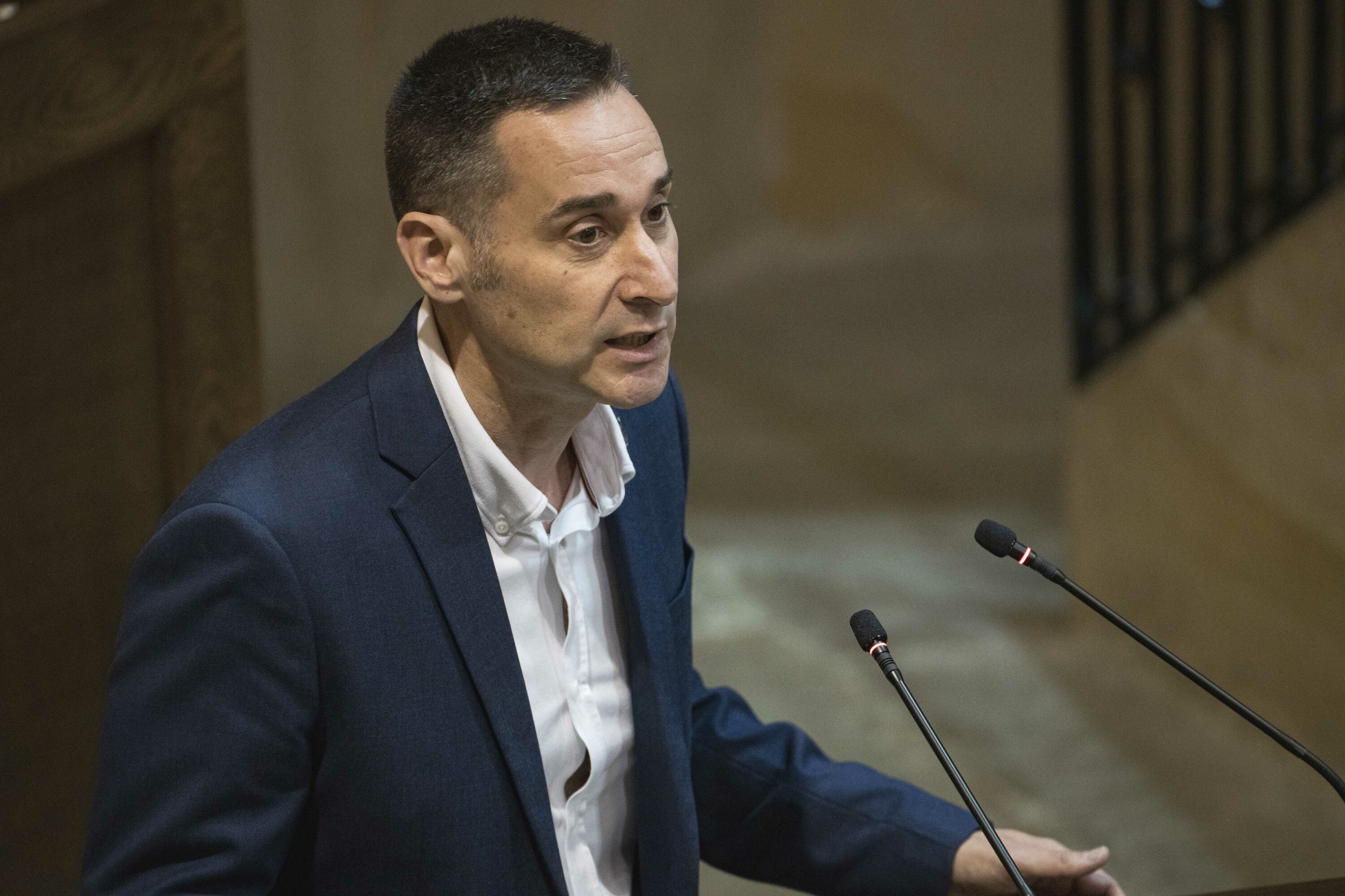 (ID_14540719) (Aritz Loiola/@FOKU) 2024-12-27, Gernika. Bizkaiko Batzar Nagusien osoko bilkuran, Gernikan, Aldundiaren aurrekontu p...