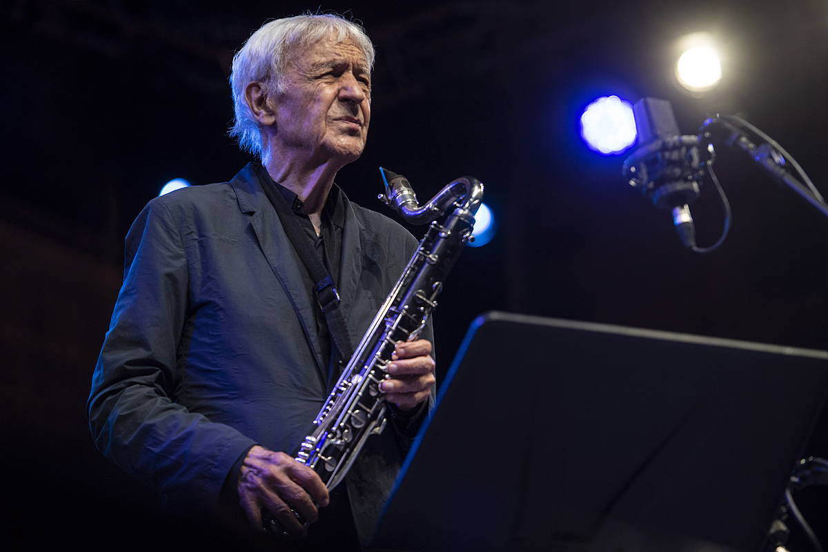 Michel Portal Donostiako Jazzaldian, 2020. urtean. JON URBE / FOKU