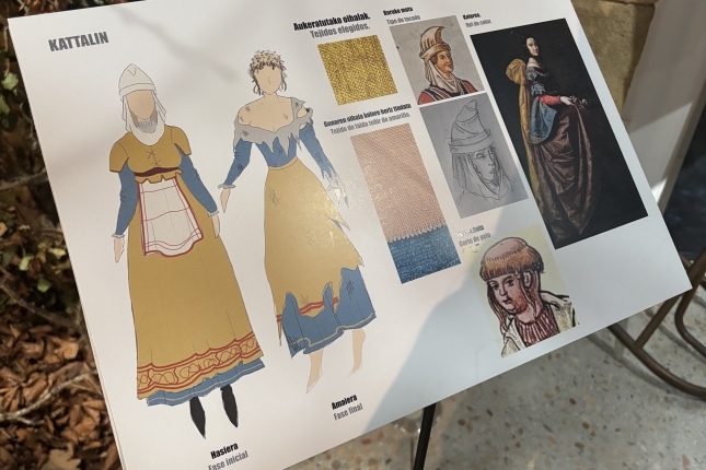 Jantziak egiteko erabilitako dosierra. BERRIA Jantziak egiteko erabilitako dosierra. BERRIA