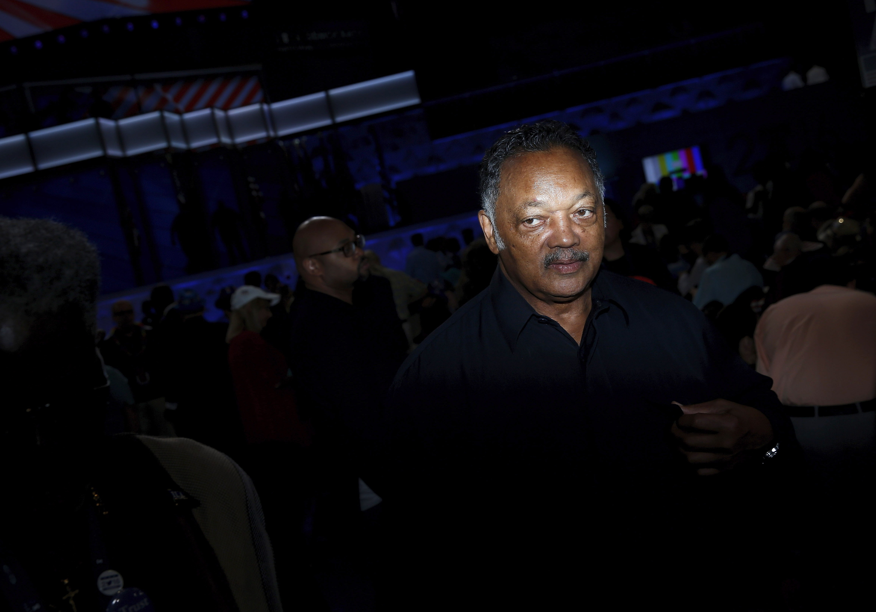 Jesse Jackson 2016ko udan, demokraten konbentzioan, Filadelfian. JUSTIN LANE / EFE