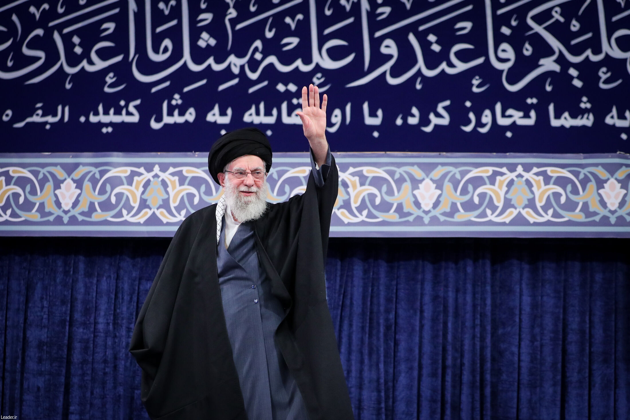  Ali Khamenei Irango lider gorenaren agerraldia, gaur, Teheranen. EFE