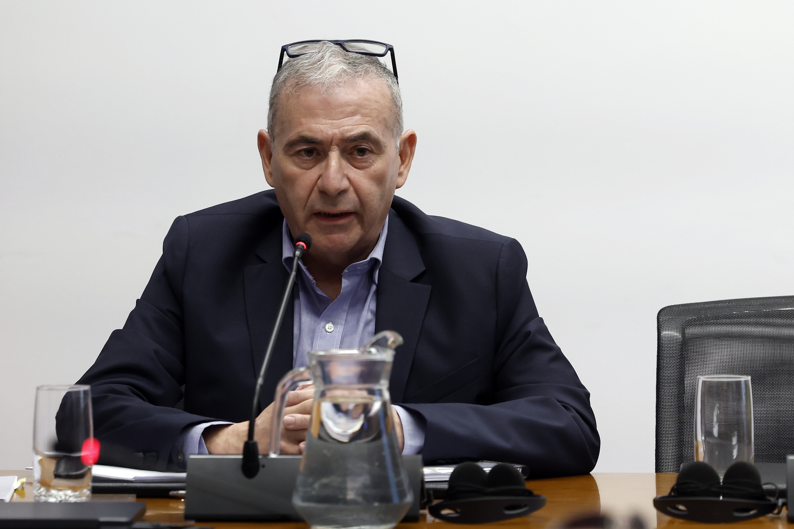 Eduardo Montes Acciona Construccioneseko ipar eremuko gerentea, ikerketa batzordean. JESUS DIGES / EFE