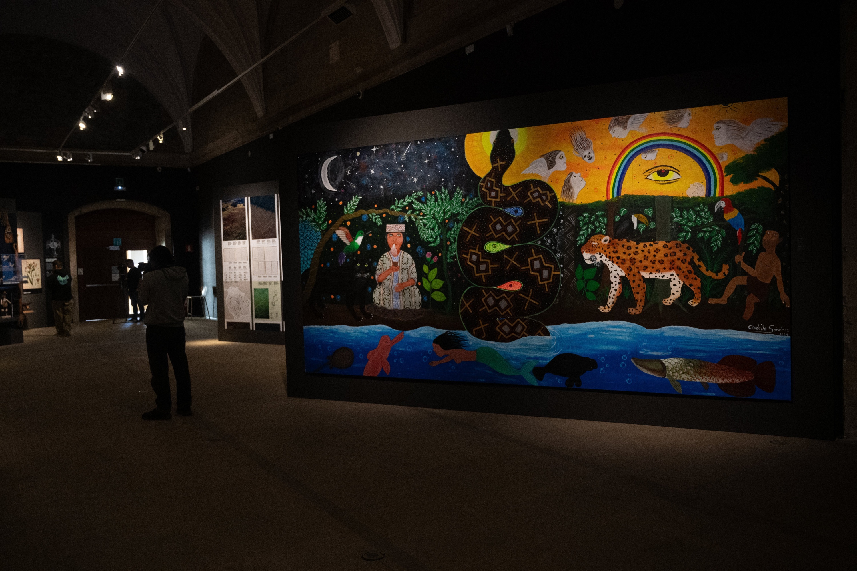 'Amazoniak. Antzinako etorkizuna' erakusketa, Donostiako San Telmo museoan. GORKA RUBIO / FOKU