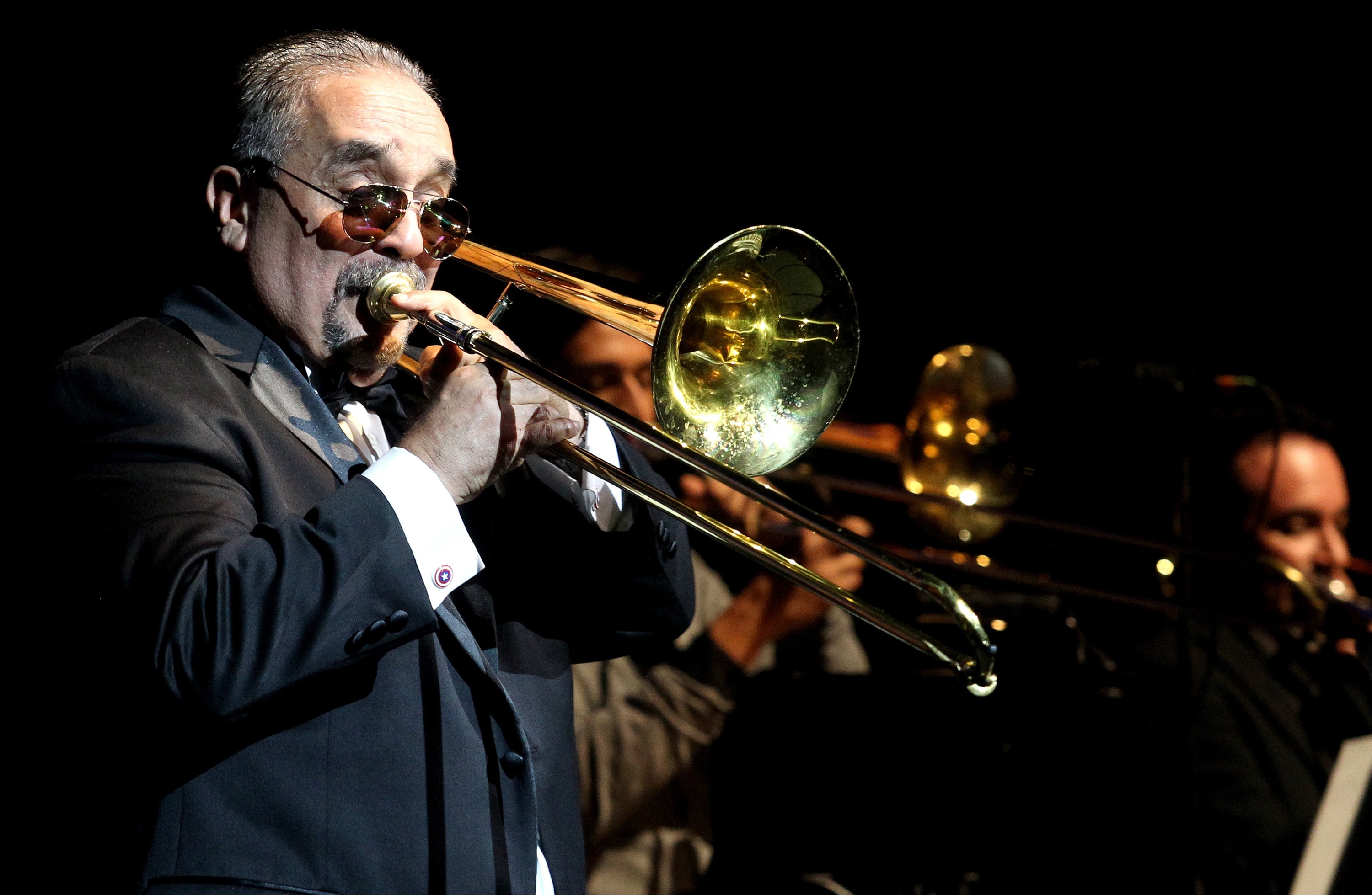 Willie Colon musikaria, 2017an Mexikon emandako kontzertu batean. ULISES RUIZ BASURTO / EFE