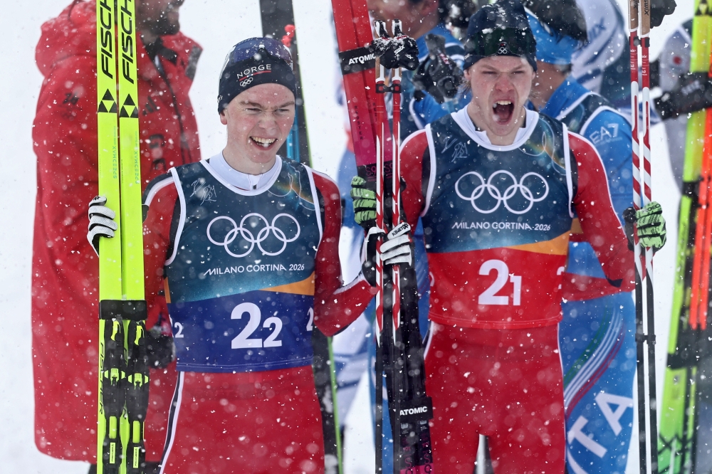 Andreas Skoglund etaJens Luraas Oftebro konbinatu nordikoko irabazleak Andreas Skoglund etaJens Luraas Oftebro konbinatu nordikoko irabazleak