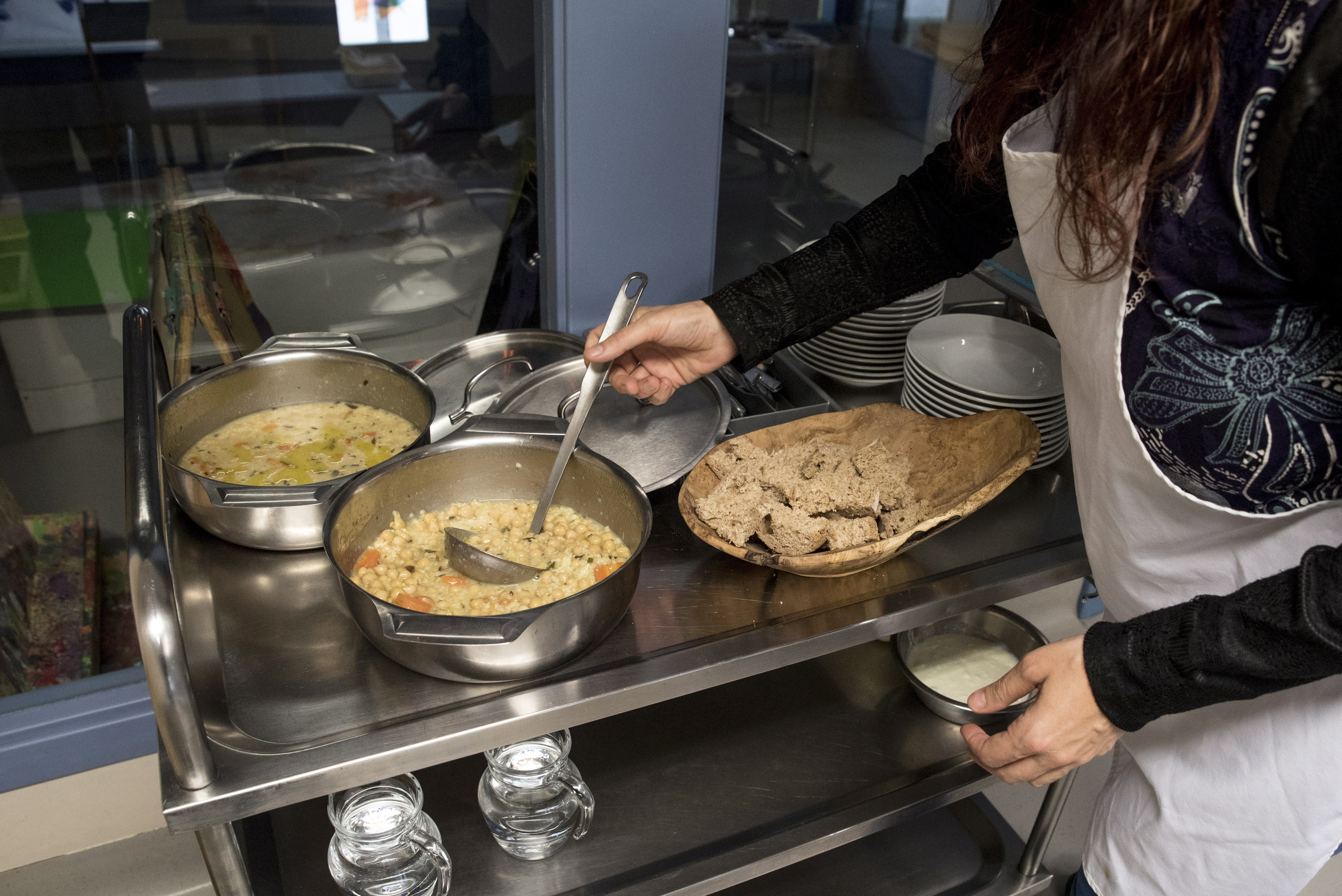 Eskola bateko jantokia, artxiboko irudi batean. IÑIGO URIZ / FOKU