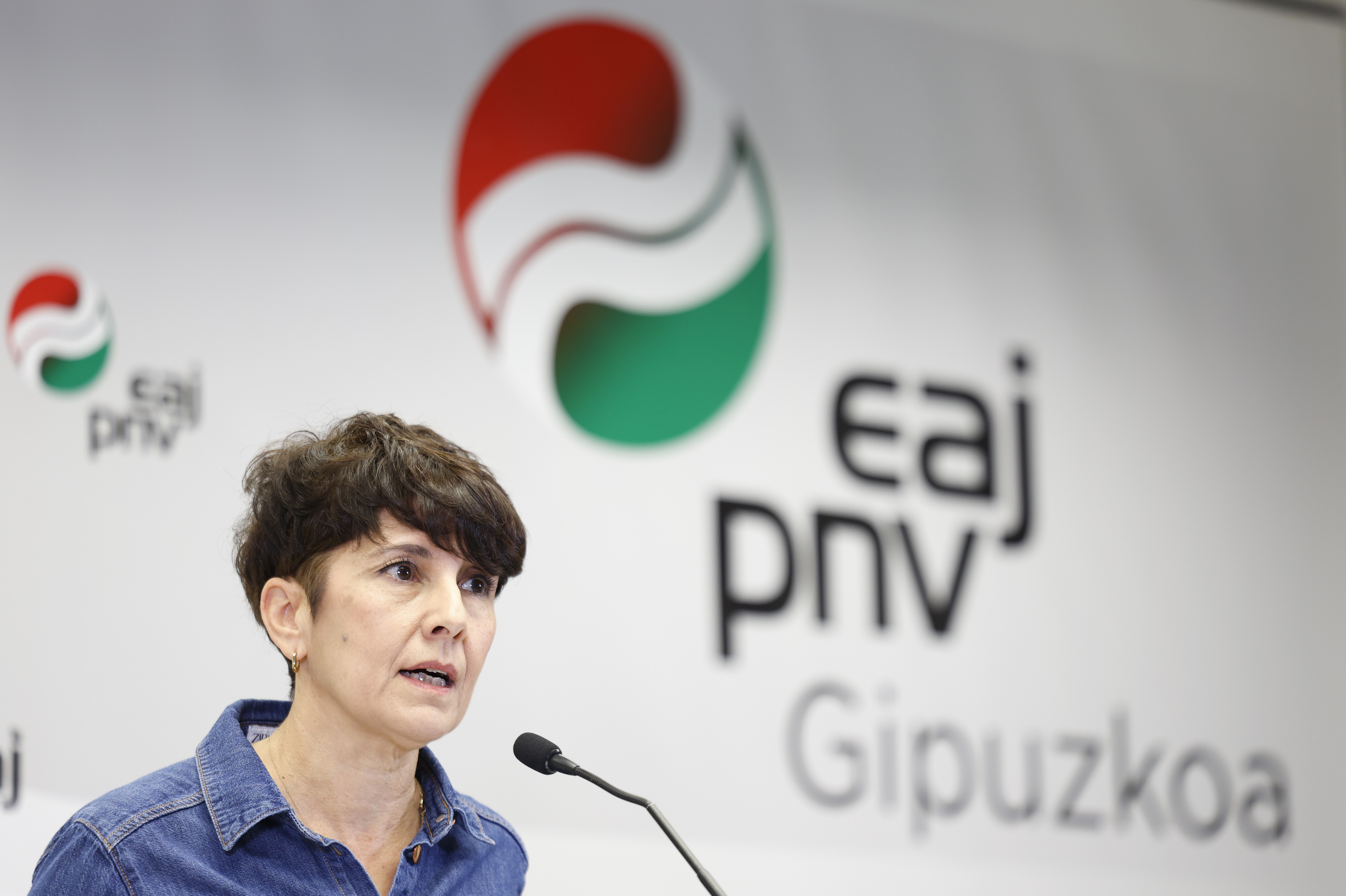 Maribel Vaquero, EAJko eleduna Madrilen. JUAN HERRERO / EFE