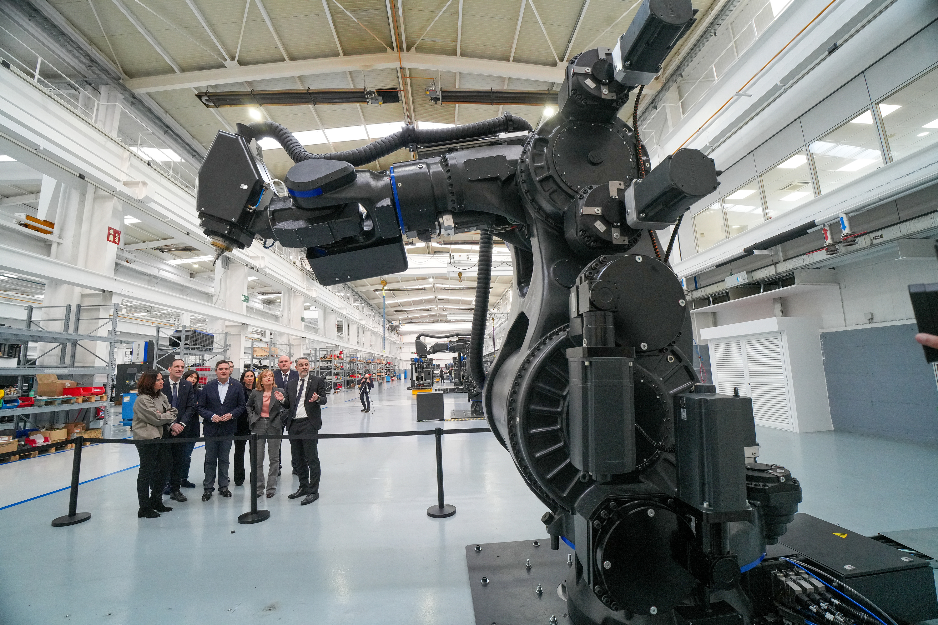 Danobat kooperatibaren robot industriala. JOSE IGNACIO UNANUE / IREKIA