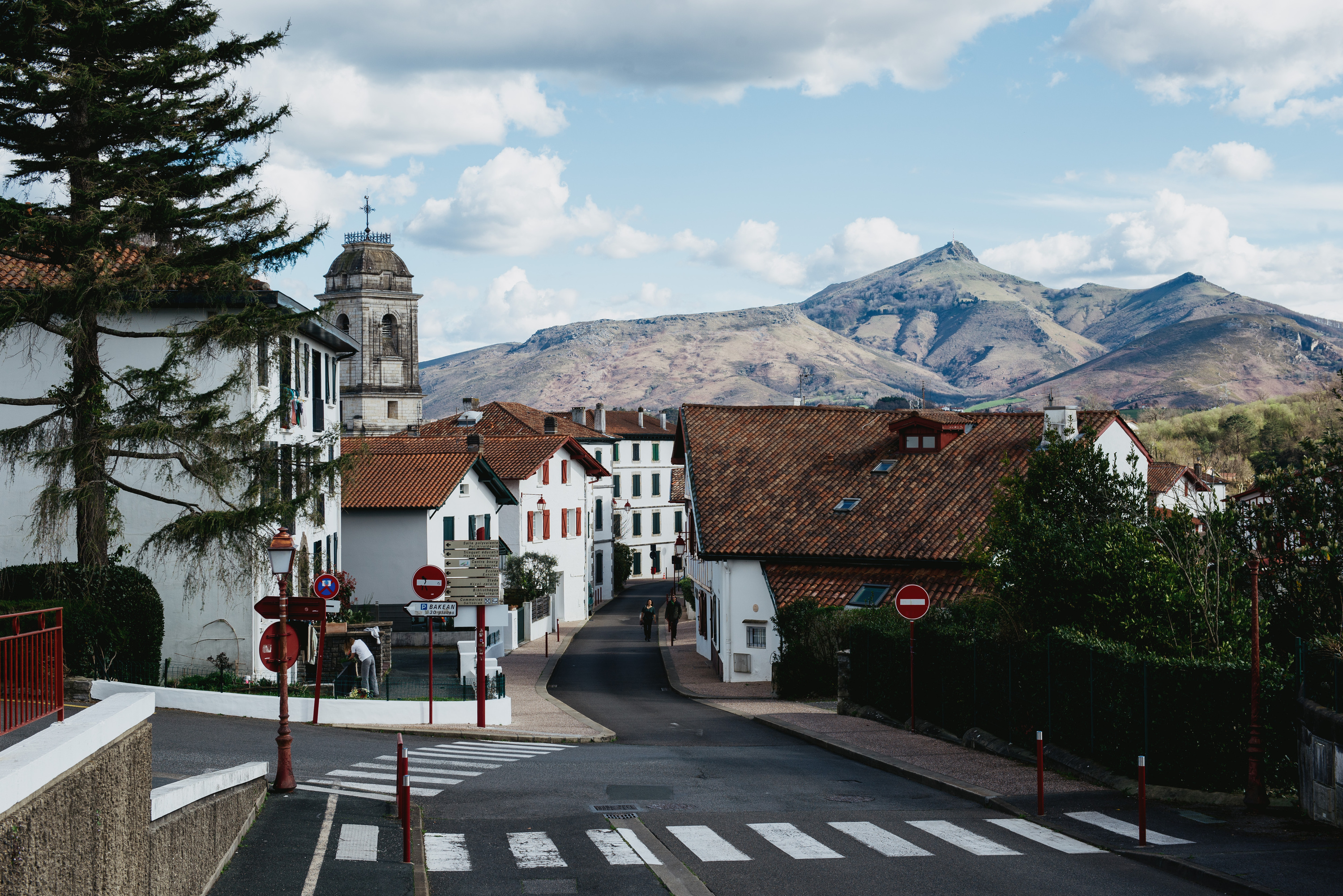 Urruña, artxiboko argazki batean. GUILLAUME FAUVEAU