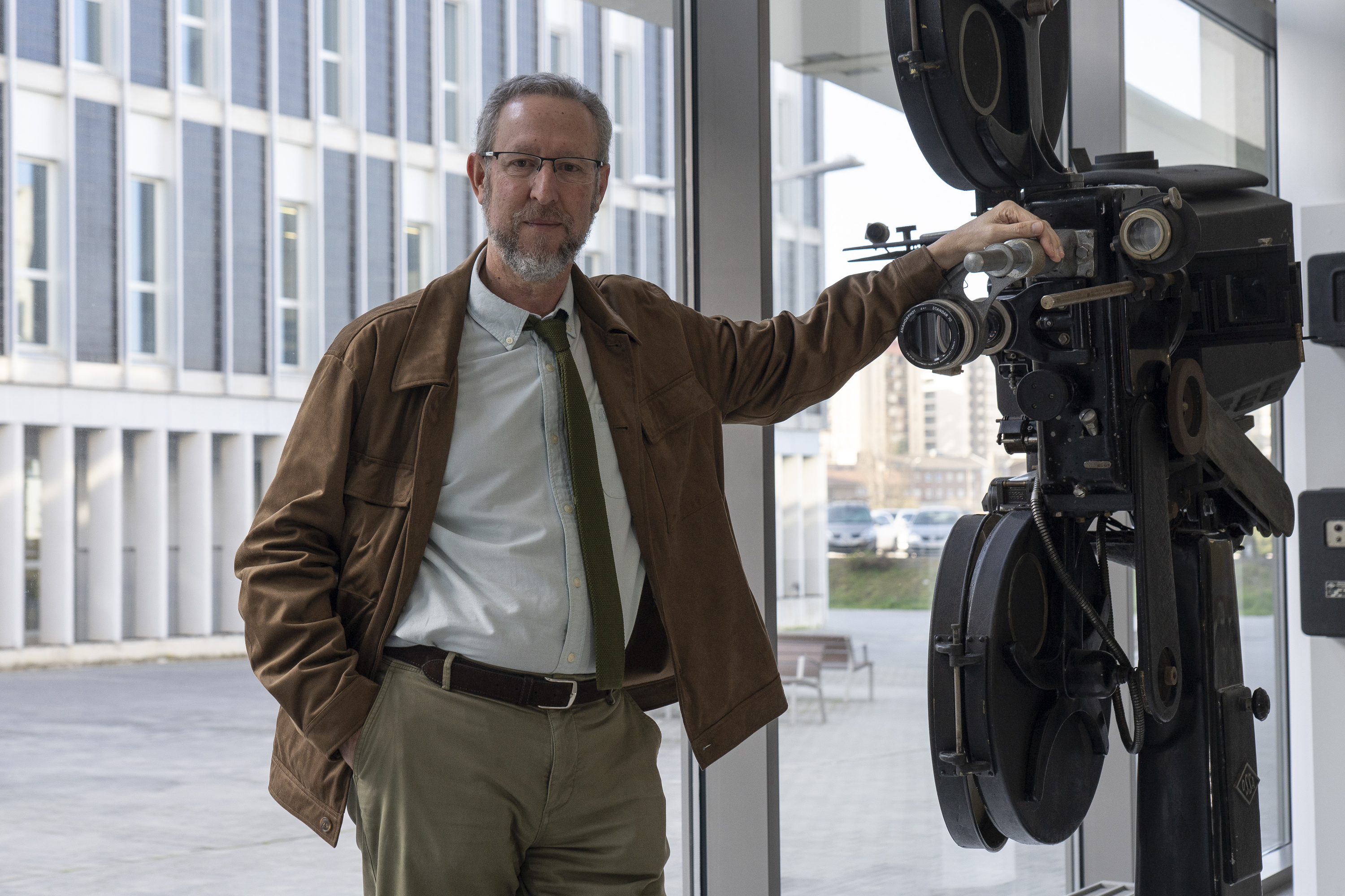 Alberto Cañada, Nafarroako Filmotekako arduradun ohia. IÑIGO URIZ / FOKU