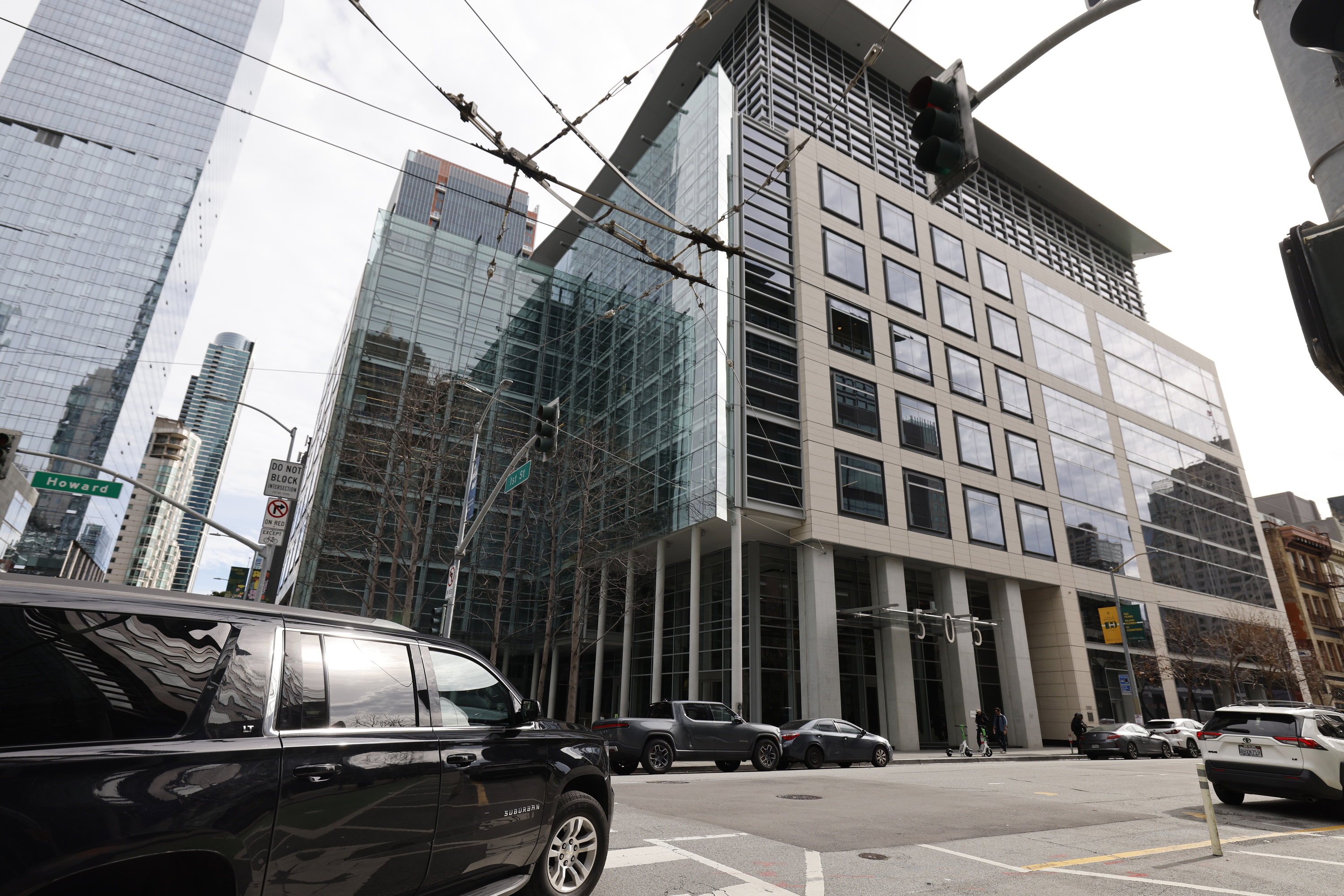 Anthropic konpainiaren egoitza San Frantzisko hirian, atzo. JOHN G. MABANGLO / EFE