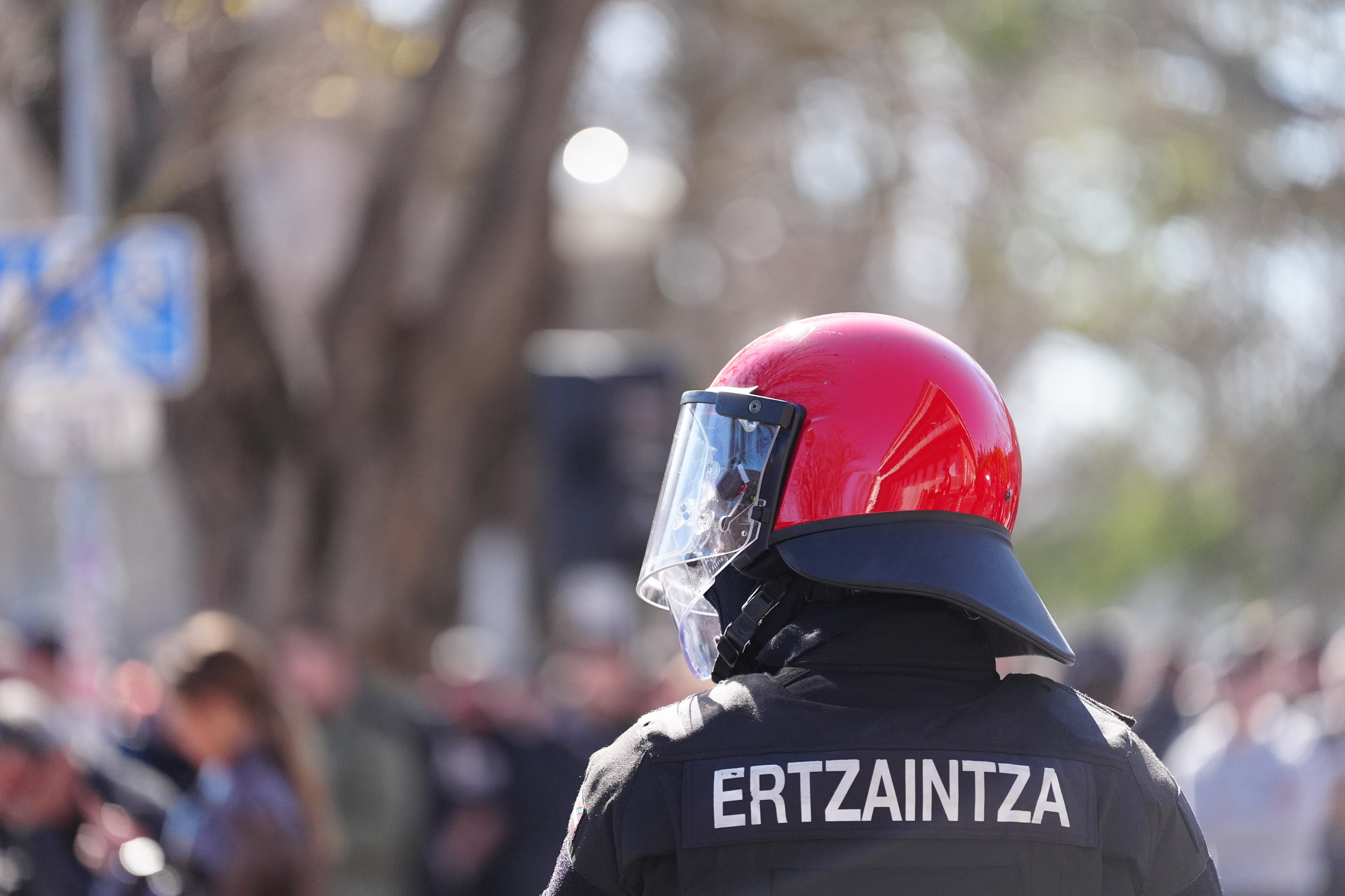 Ertzain bat, artxiboko irudi batean. ENDIKA PORTILLO / FOKU