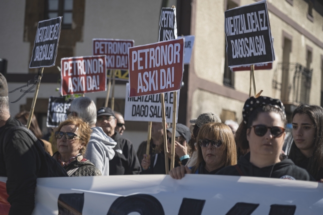 Manifestazioa, gaur, Muskizen. ARITZ LOIOLA / FOKU Manifestazioa, gaur, Muskizen. ARITZ LOIOLA / FOKU
