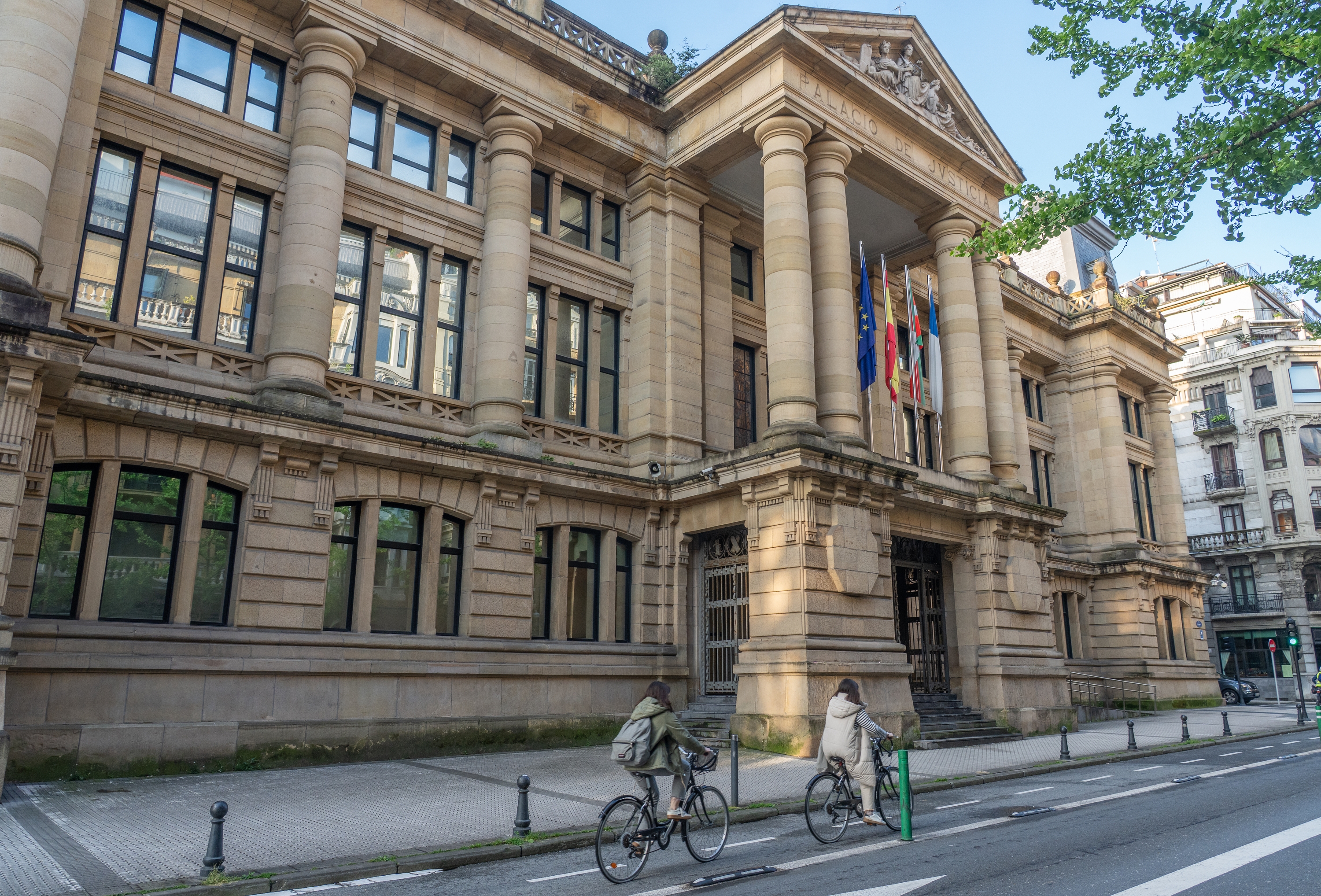 Gipuzkoako probintzia auzitegia, artxiboko irudi batean. ANDONI CANELLADA / FOKU