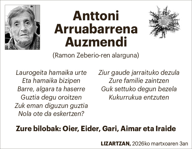 Antonia Arruabarrena Auzmendi 2x2