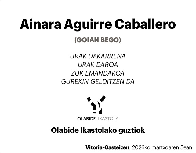 Ainara Aguirre (Olabide) 2x2