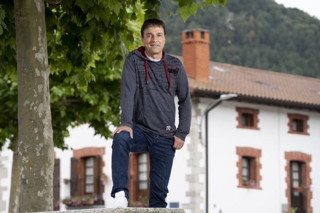 Imanol Arregi, aretoko futbol entrenatzailea, artxiboko irudi batean. IÑIGO URIZ / FOKU