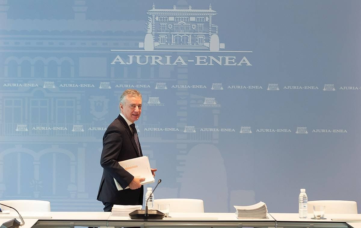 Iñigo Urkullu, artxiboko irudi batean. IREKIA