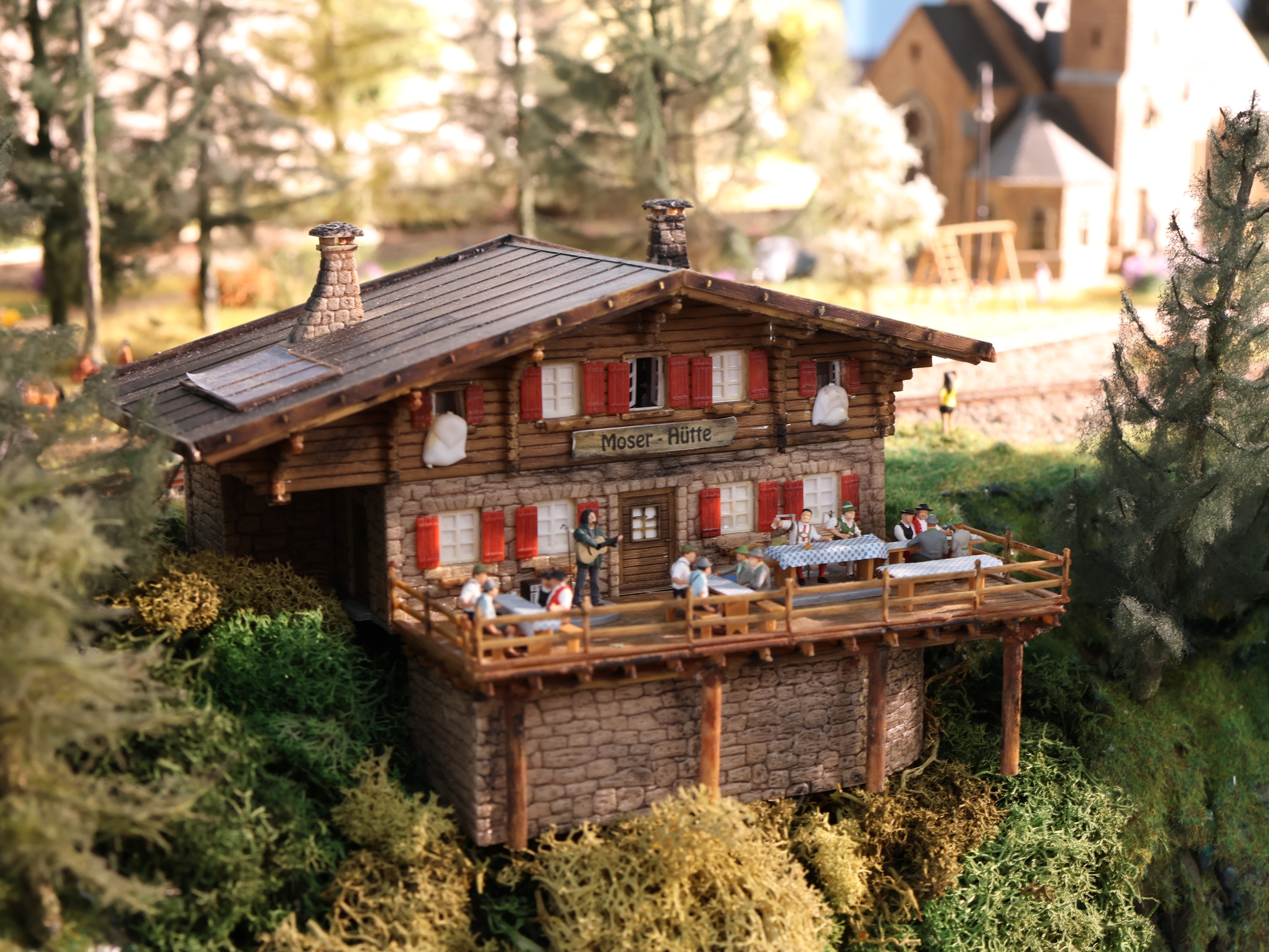 Angeluko Hesteko tren ttipia. PATXI BERHOUET