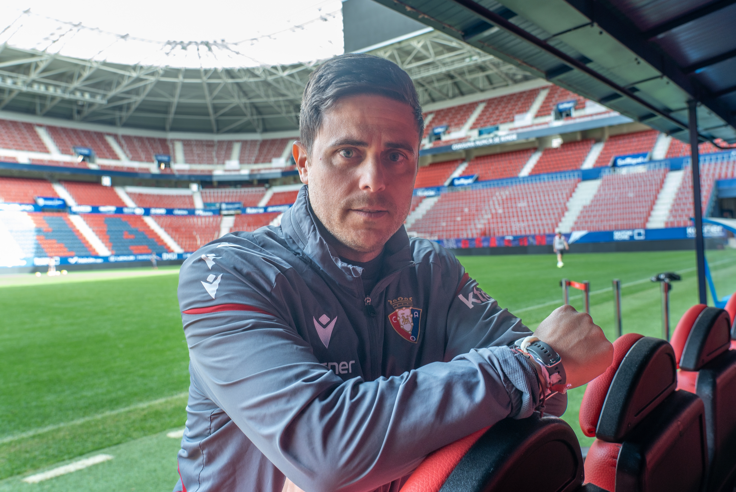 Alessio Lisci Osasunako entrenatzailea. ANDONI CANELLADA / FOKU