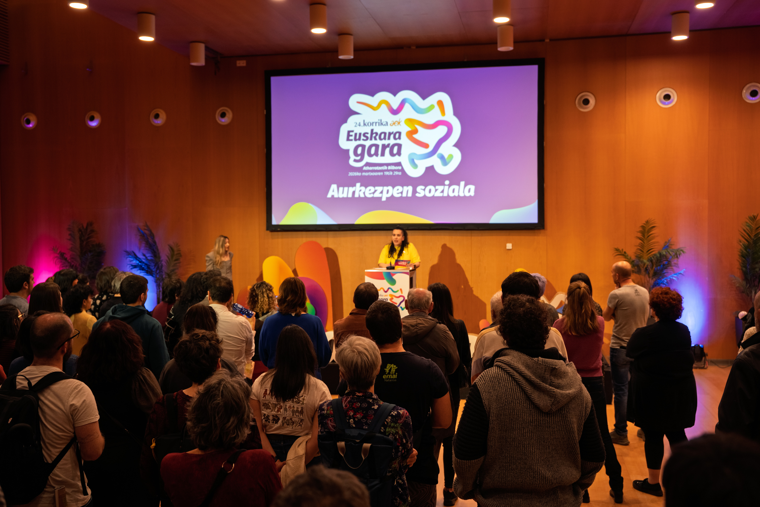 24.Korrikaren aurkezpen soziala, gaur, Iruñean. A ARROITA / AEK