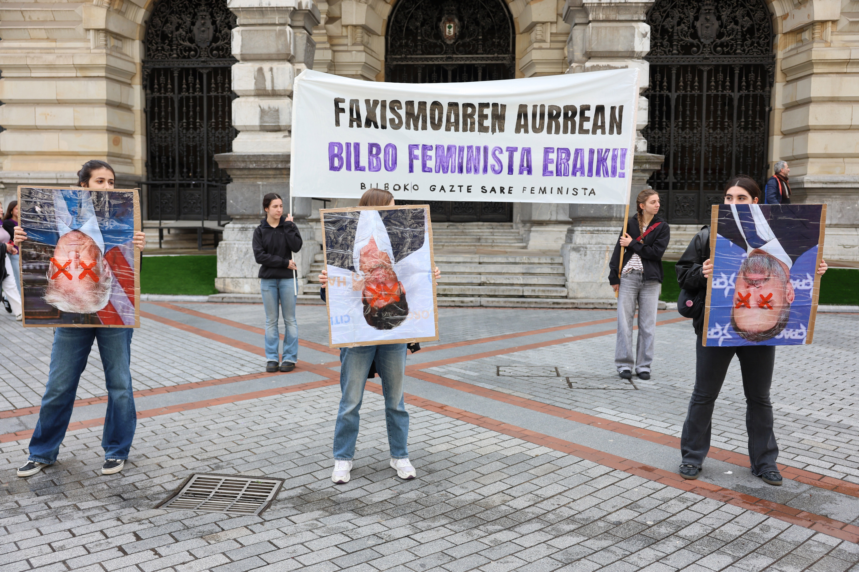 Mugimendu feministaren mobilizazioa Bilbon. OSKAR MATXIN EDESA / FOKU