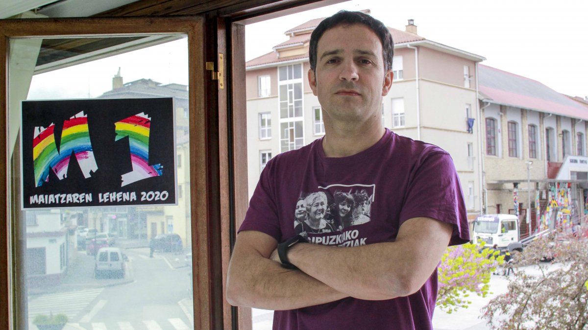 Mitxel Lakuntza ELAko idazkari nagusia, gaur. ELA SINDIKATUA