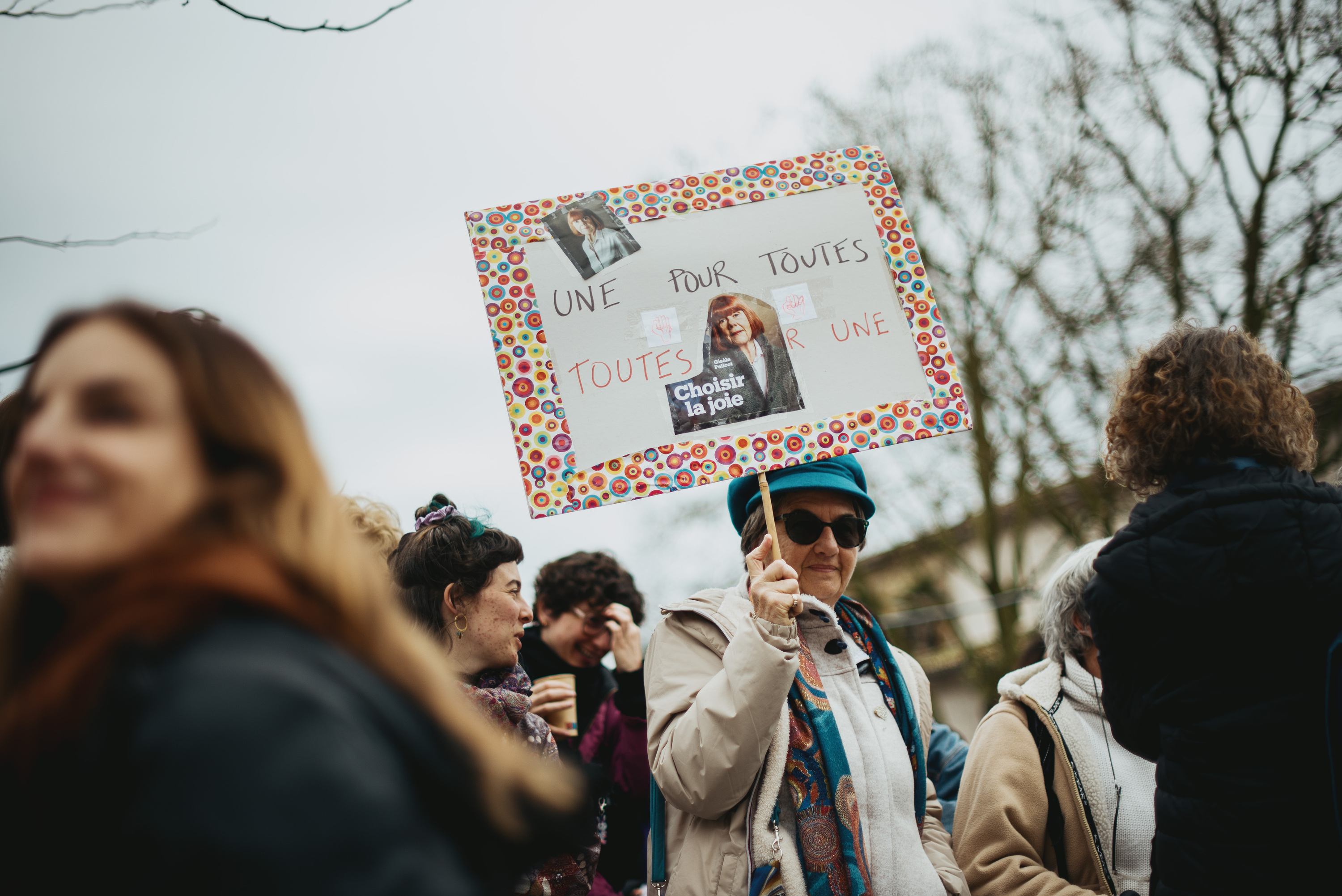 Mugimendu feministaren mobilizazioa Baionan. GUILLAUME FAUVEAU