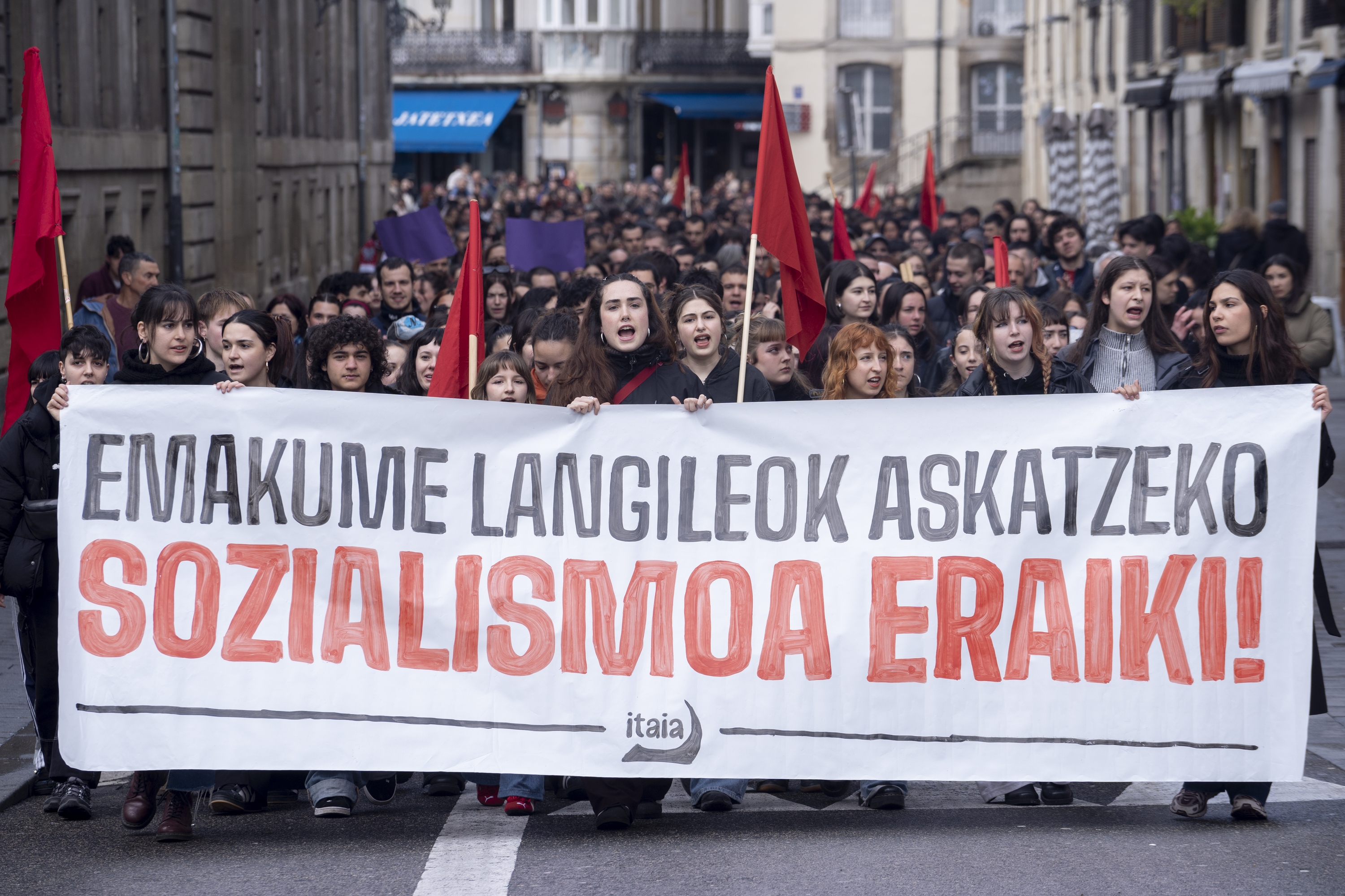 Itaiaren gaurko mobilizazioa, Gasteizen. ENDIKA PORTILLO/ FOKU