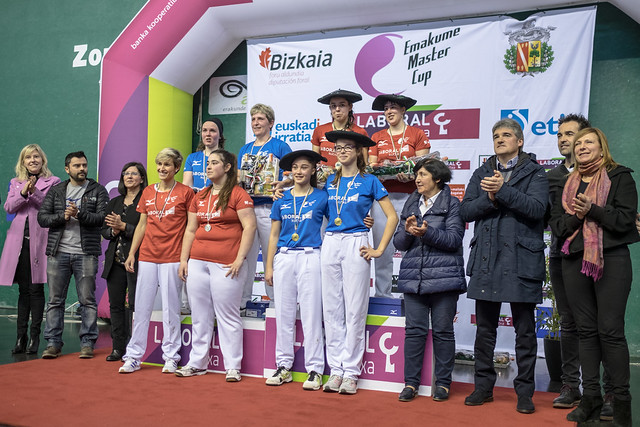 Lehen Emakume Master Cup txapelketako sari banaketa. EMAKUME MASTER CUPEK UTZITAKOA