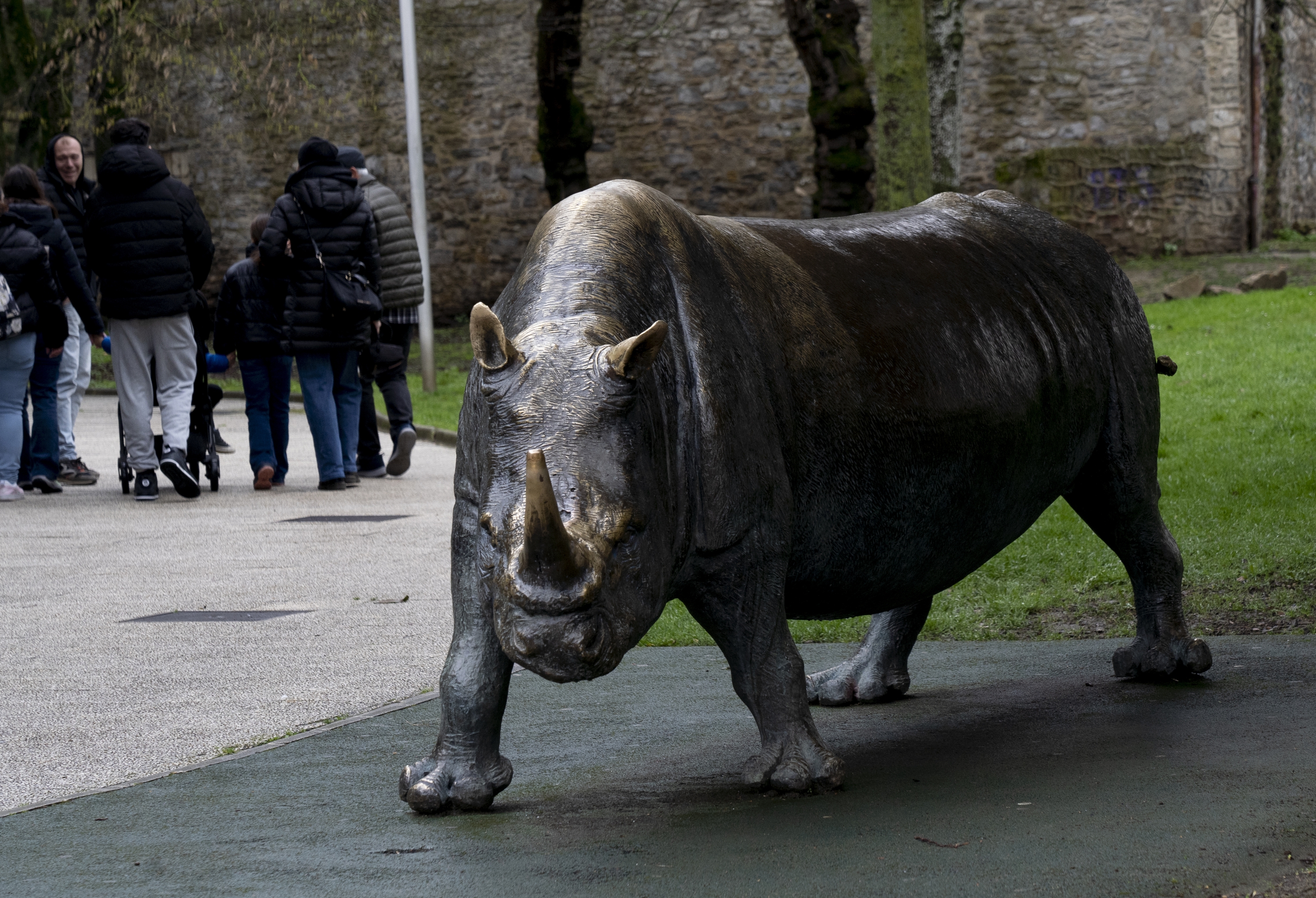 Errinozeroa Pierola apezpikuaren lorategian, Gasteizen. 
