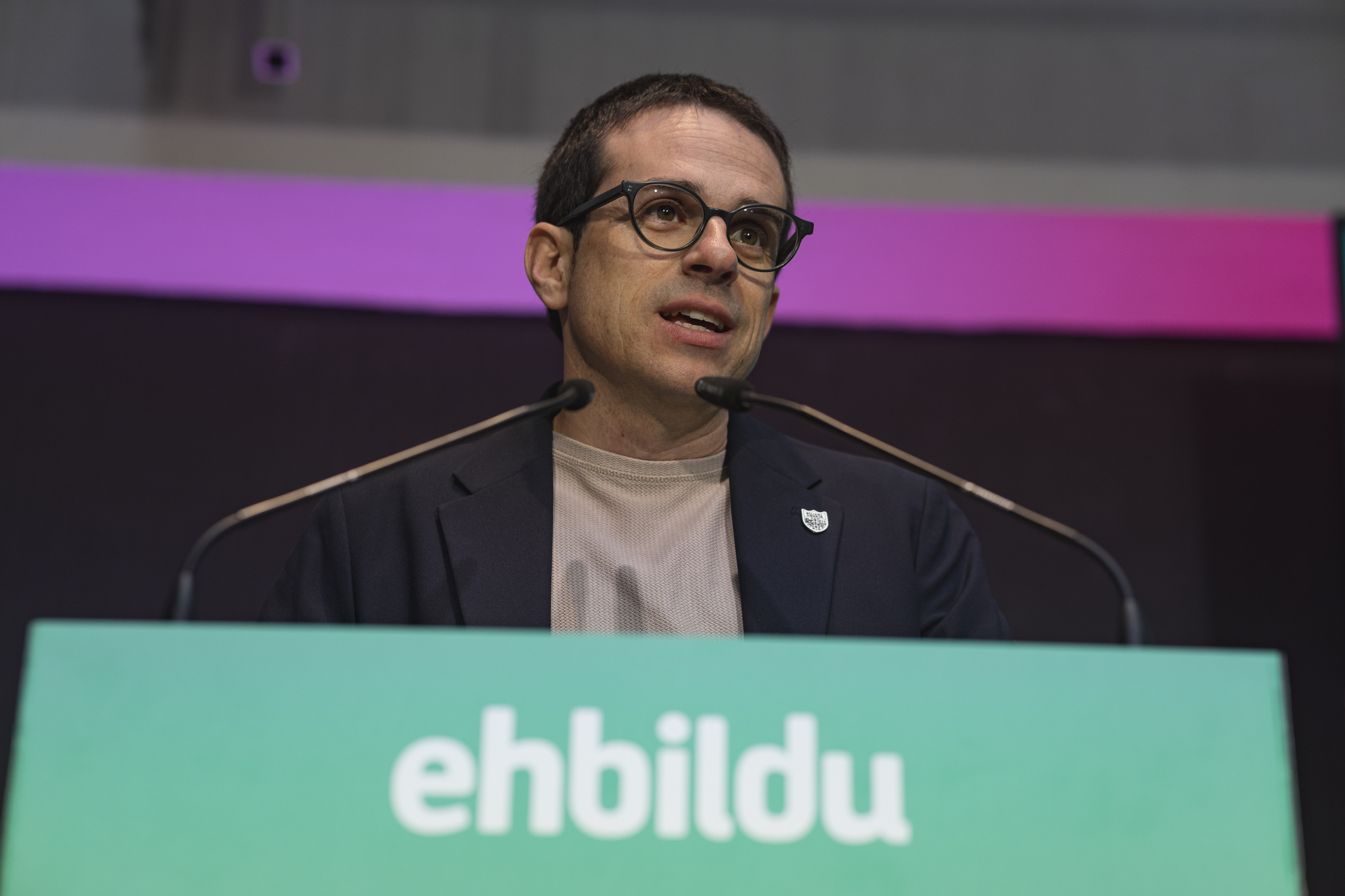 Pello Otxandiano artxiboko argazki batean. EH BILDU