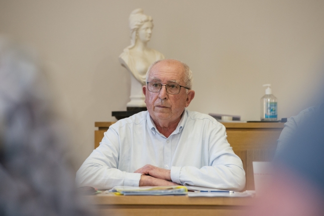 Louis Labadot, artxiboko argazki batean. GUILLAUME FAUVEAU