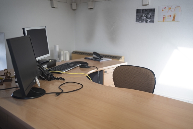 Udaletxe bat idazkari kontu hartzailerik gabe. ARITZ LOIOLA / FOKU