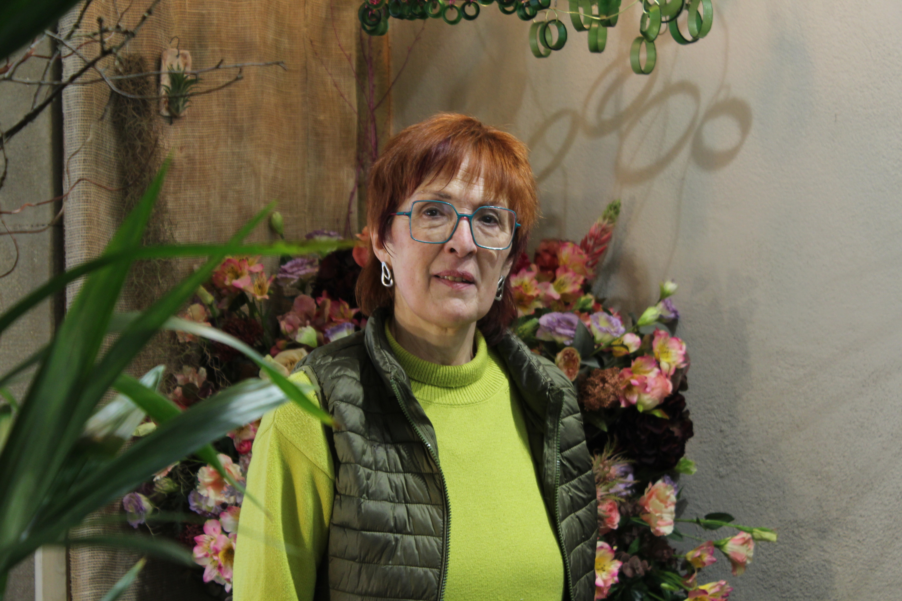 Karmele Ierege Iruñeko Lislore dendako arduraduna. OLAIA L. GARAIALDE