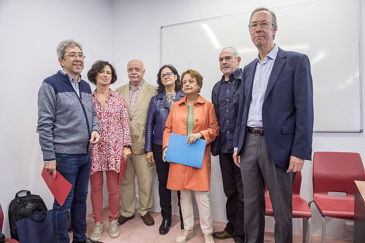 Euskal Herriko Federalisten Elkartearen aurkezpena, 2018ko urrian. MARISOL RAMIREZ / FOKU