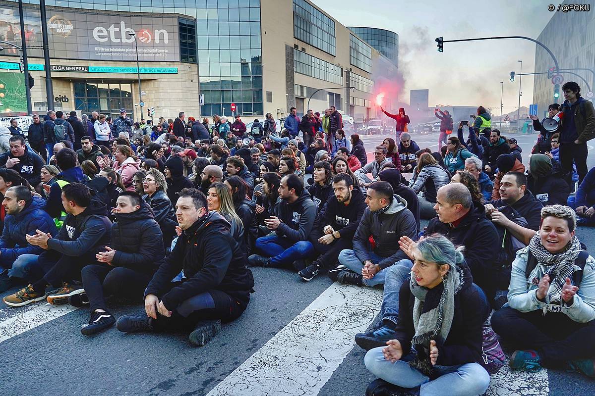 Goizeko mobilizazioetako bat.