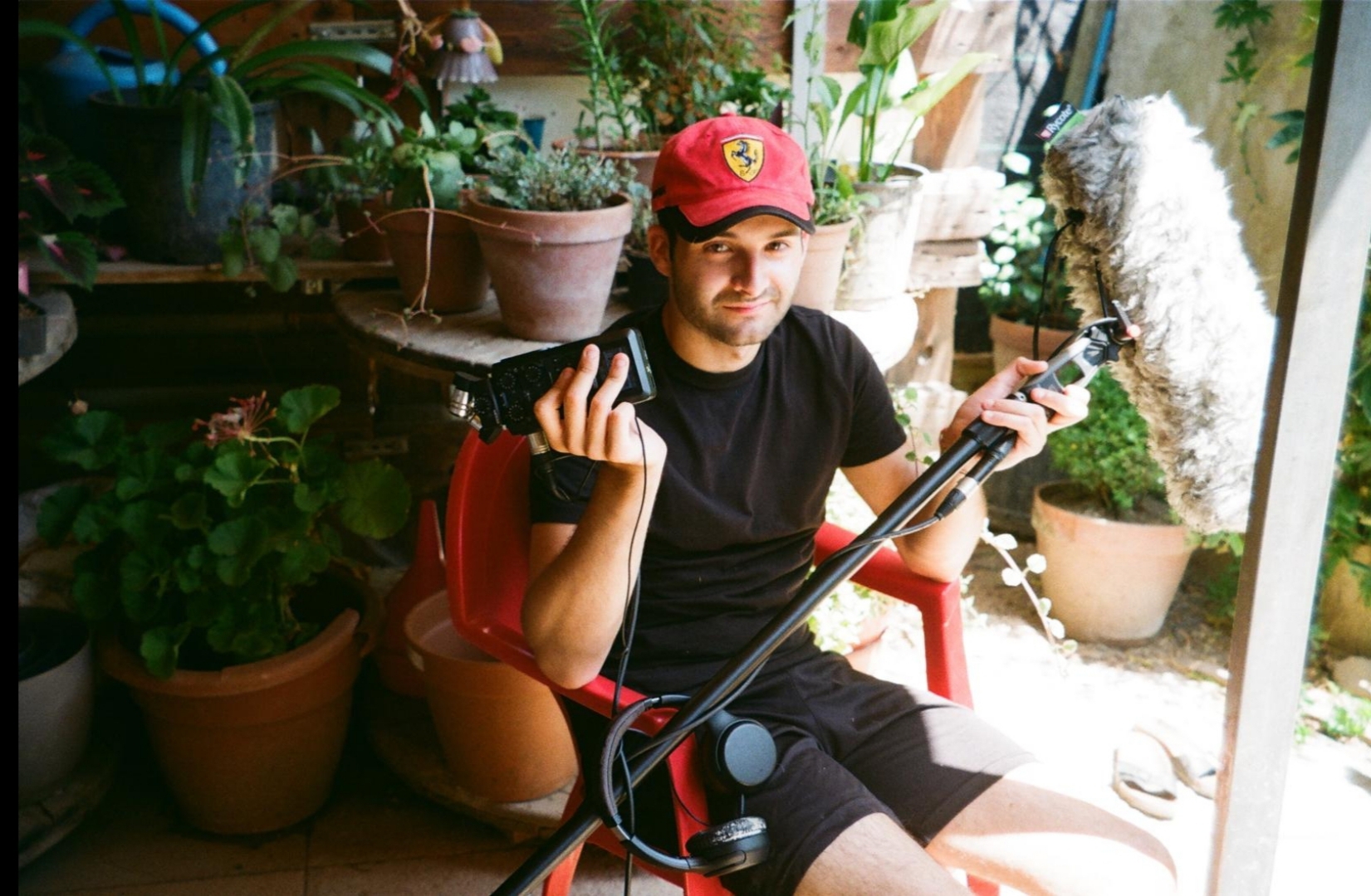 Iker Perez dokumentalgilea eta Maruxak taldeko kidea. IKER PEREZEK UTZITAKOA