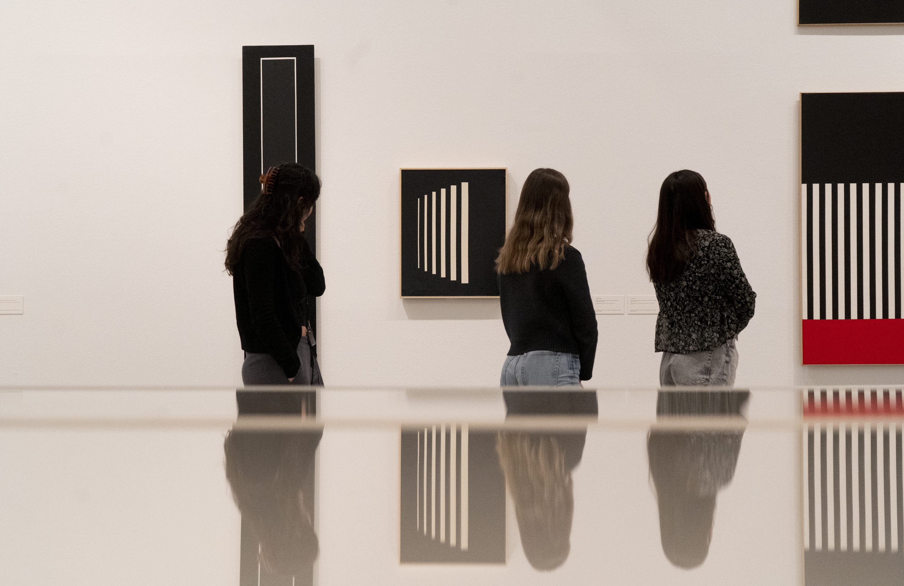 Artista gazteak Artium museoaren erakusketa batean. RAUL BOGAJO / FOKU