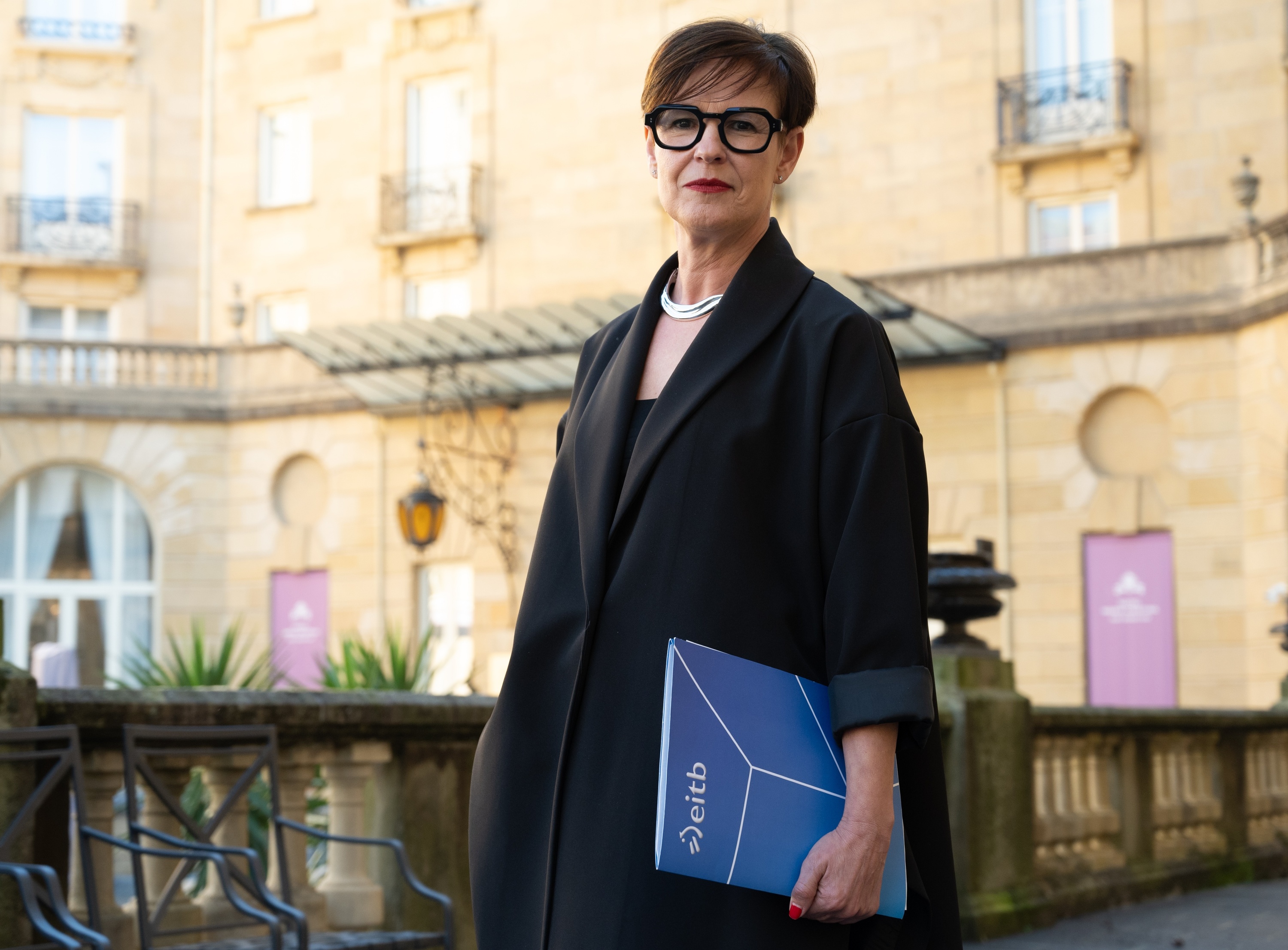 Isabel Octavio ETBko zuzendaria, atzo, Donostian. GORKA RUBIO / FOKU